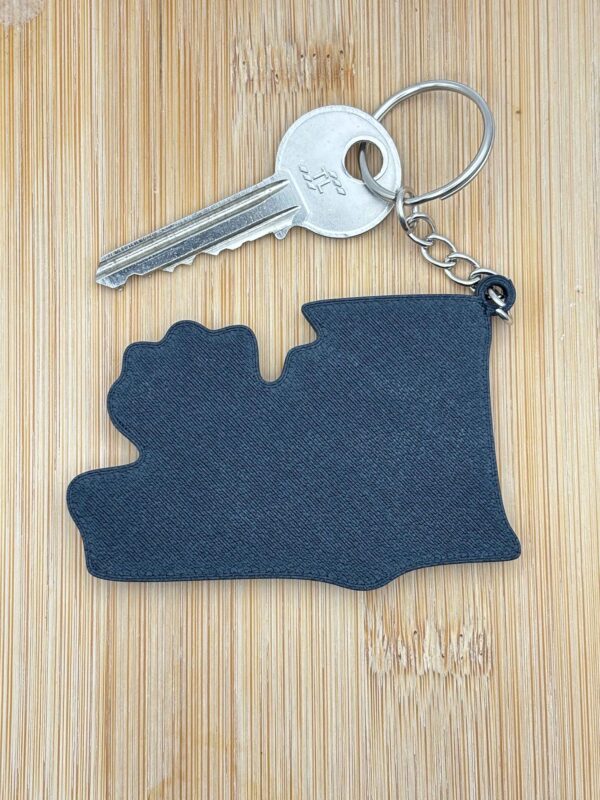 The Dogfather 3D Key Ring Key Chain Black And White Plastic