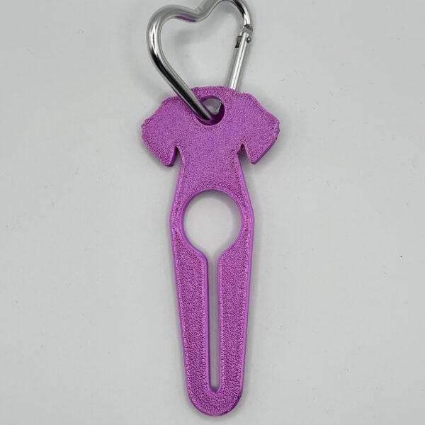 Dog Doo Dangler ( Purple/Pink Silk )