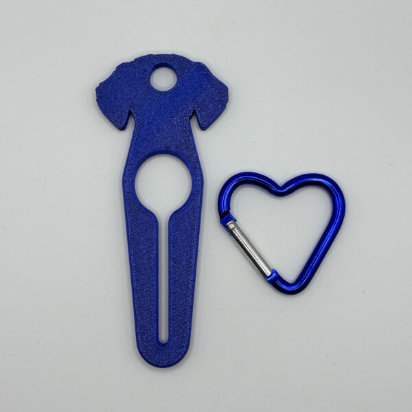 Dog Doo Dangler ( Blue Silk )