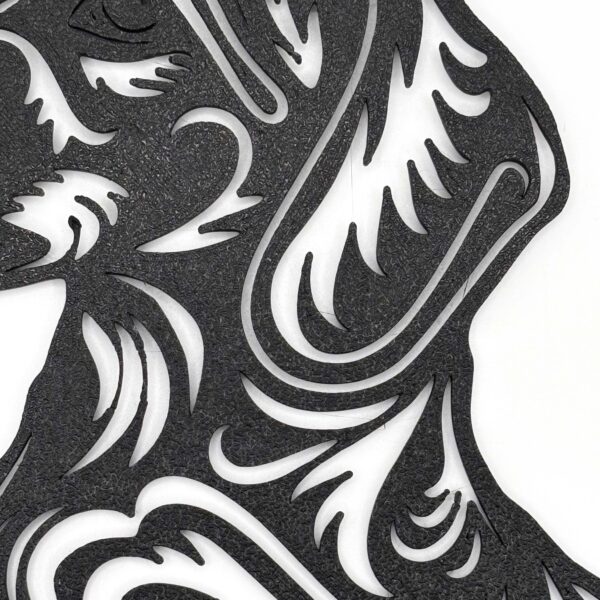 Sausage Dog Dachshund Tribal Treat/Dog Cupboard Art 14 x 18 x 0.2 CM Wall Art