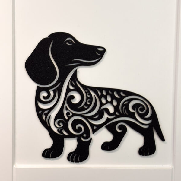 Tribal Sausage Dog  Dachshund Wall Art Sillhouette
