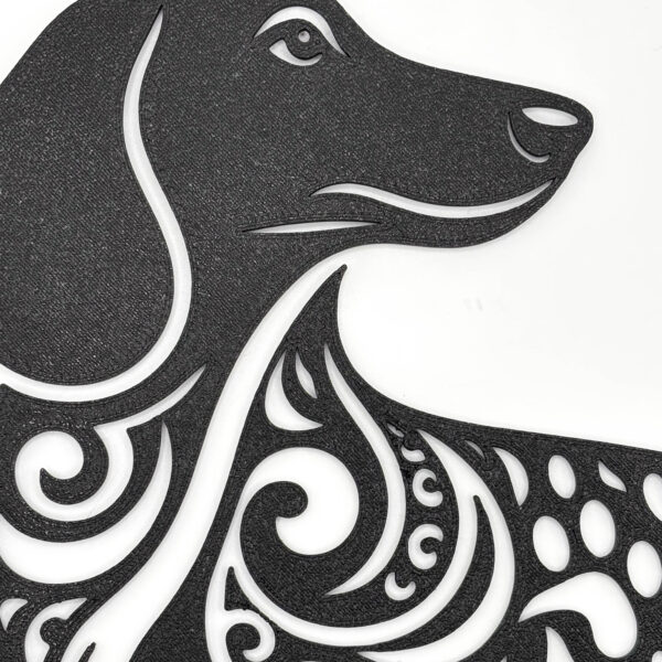 Tribal Sausage Dog  Dachshund Wall Art Sillhouette